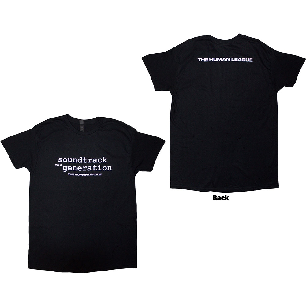 The Human League - Soundtrack To A Generation Tshirt Homme - Noir